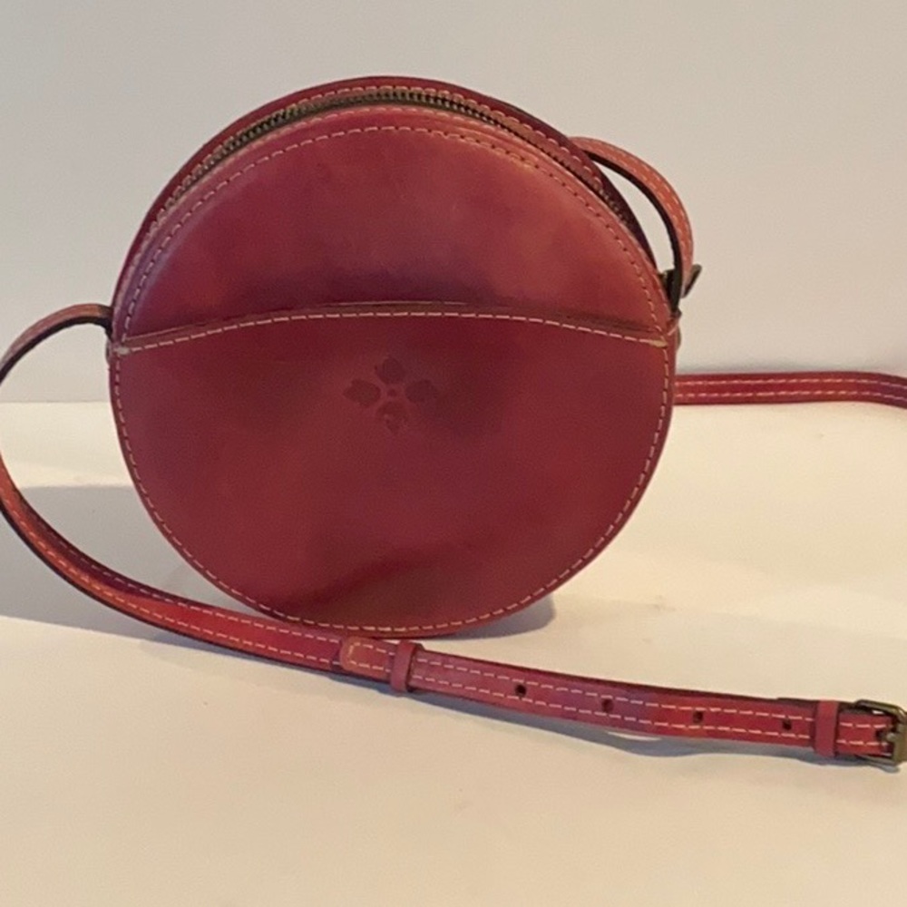 Patricia Nash Fuchsia Round Crossbody